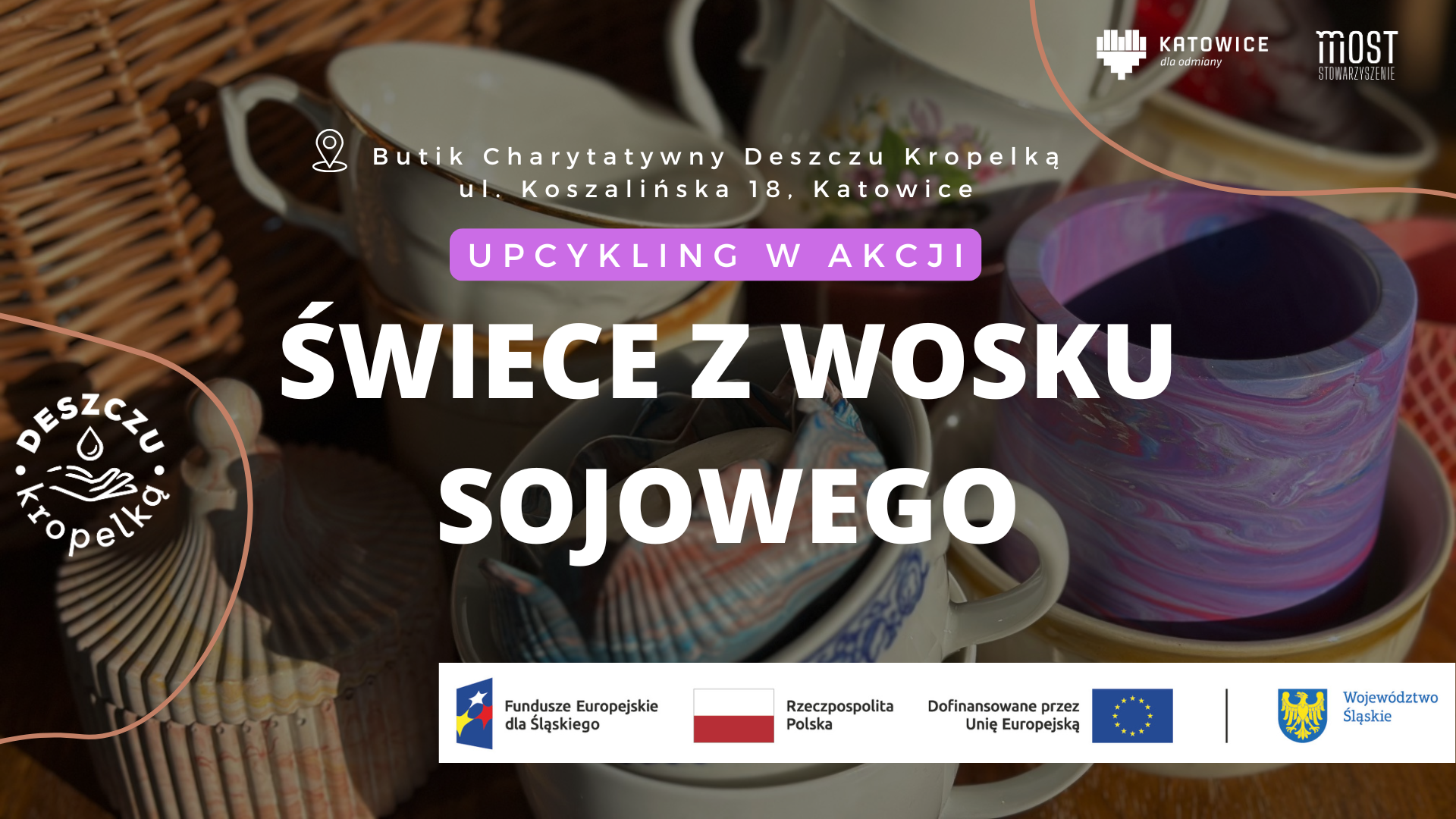 Zapraszamy na Warsztaty Tworzenia Świec z Wosku Sojowego ,,Upcykling w Akcji”