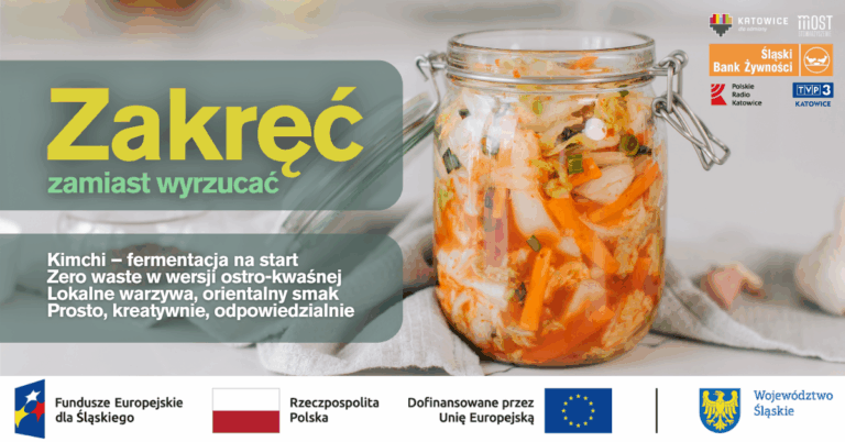 Plakat dotyczący warsztatów pt. "Zakręć, zamiast wyrzucać! - druga edycja".