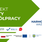 Plakat projektu "Mosty współpracy" - harmonogram na miesiąc wrzesień 2026