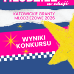 Banner informujący o wynikach konkursu Młodzież w akcji