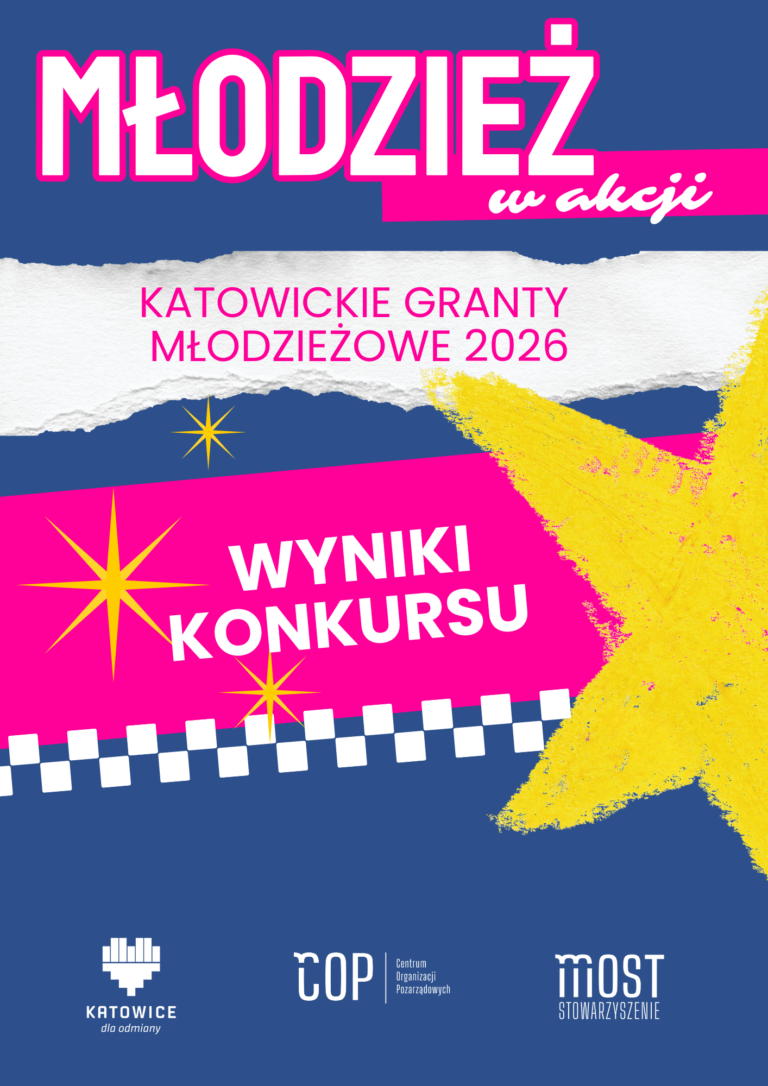 A banner announcing the results of the ‘Youth in Action’ competition