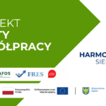 Plakat projektu "Mosty współpracy" - harmonogram na miesiąc sierpień 2026